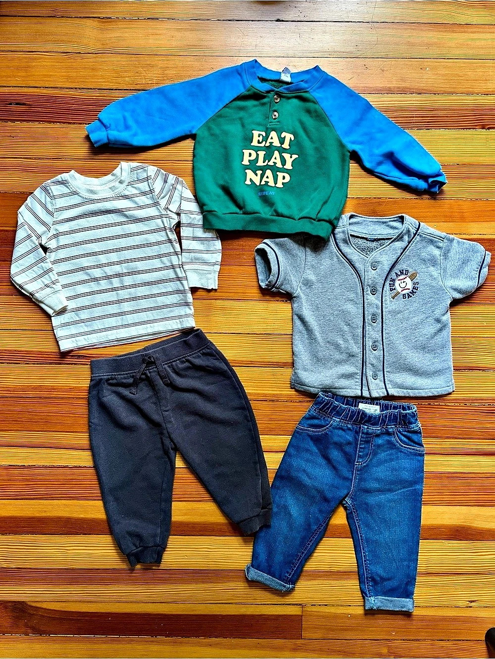 Baby Boy Tops & Pants Bundle 6-18m